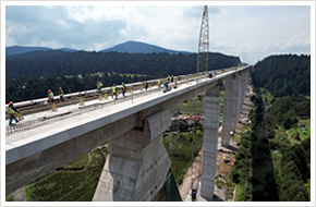 vista aérea de puente