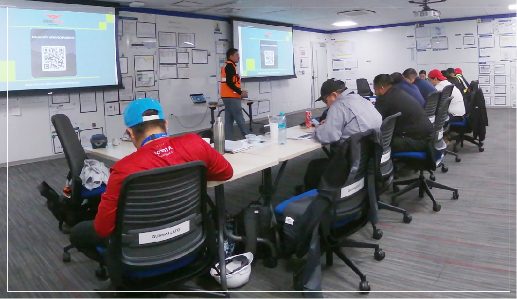 Capacitación empresarial para operadores de dron