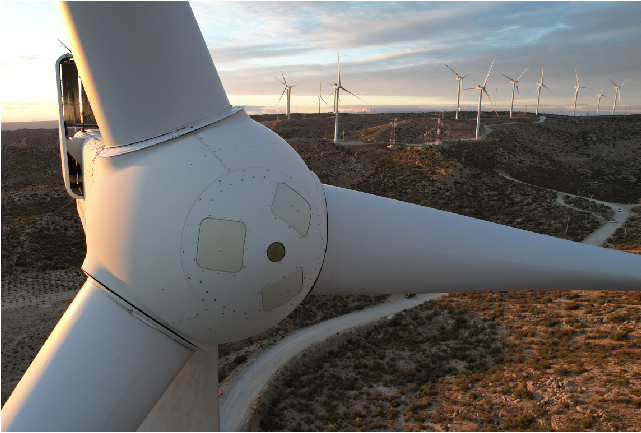 Inspección con dron de aerogeneradores