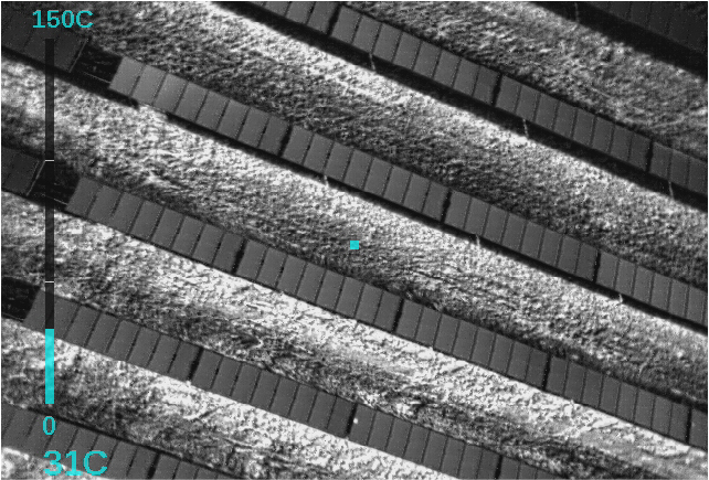 Inspección de termográfica de paneles solares